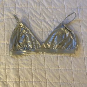 Silver bralette